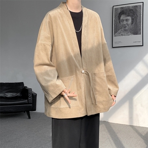 现货 KS10075-特P40 控78 新款衬衫男复古新中式大码外套图片