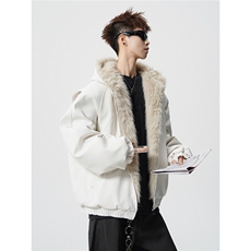 现货螺纹拼接座山雕棉服美式连帽重磅情侣外套A170-M911-P138，男装棉衣，电商A170