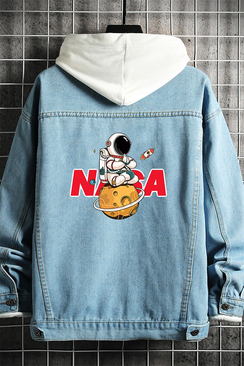 牛仔夹克男大码牛仔外套男茄克NJ77289-P60,男装工装外套,电商A040A