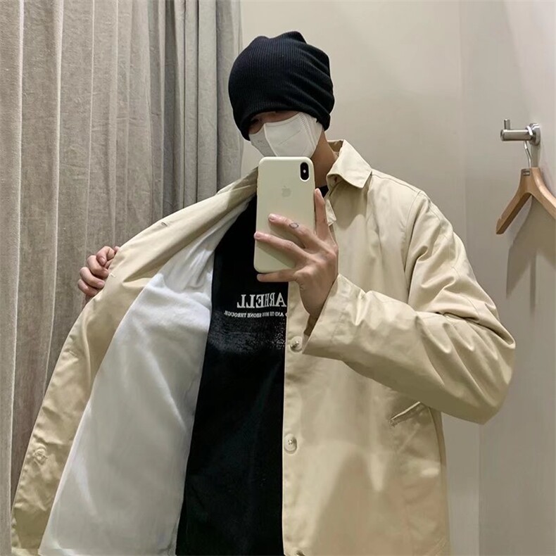 男夹克青少年翻领长袖加绒JK410P70,男装夹克,星座1116-2