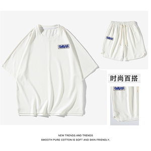 速干运动套装夏季无袖t恤短裤一套冰丝套装 TZ18-特批70图片