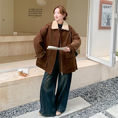 (现货)2025年冬季中长款灯芯绒棉衣2568款P175-K258，女装羊羔毛/颗粒绒，浙宝301