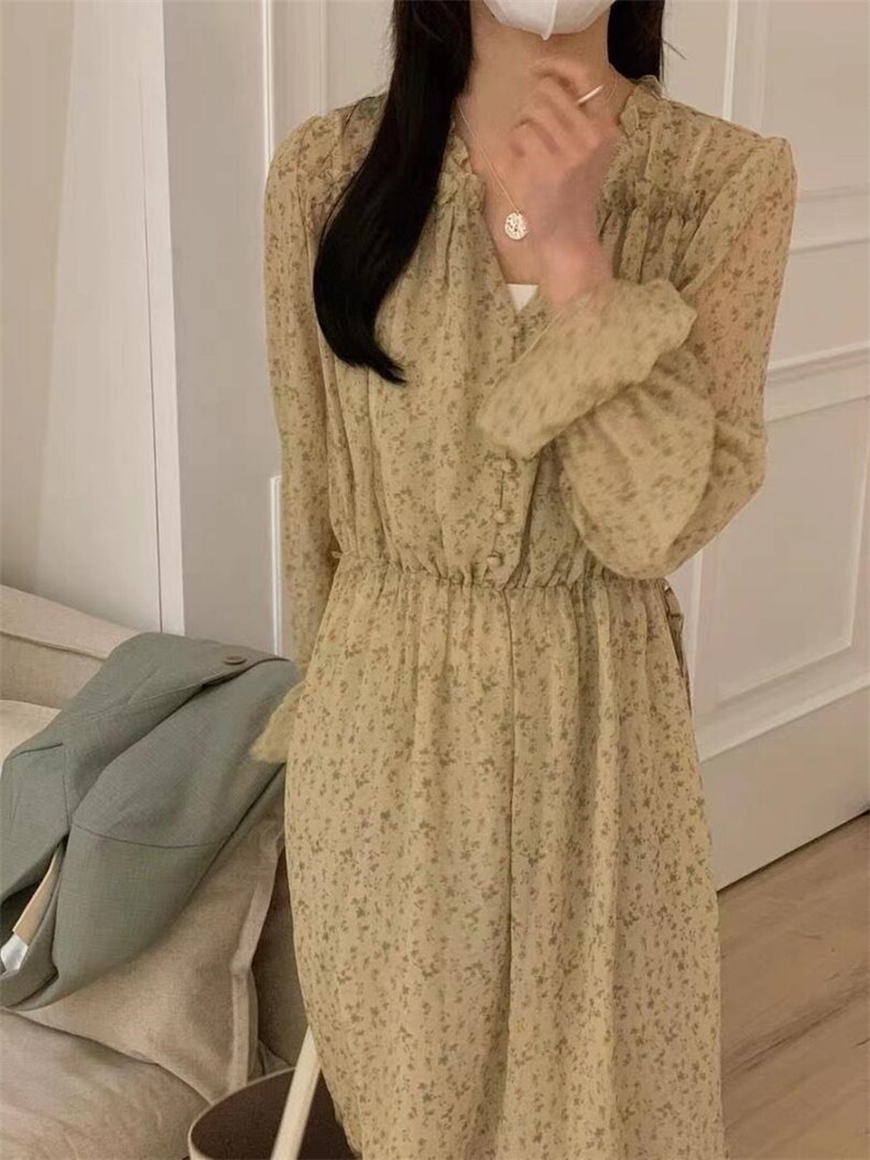 碎花连衣裙，女装连衣裙，泰靡(2F)