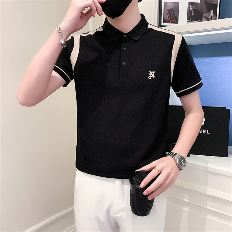 夏季男士翻领POLO衫短袖T恤无头店主风,男装Polo衫,星座414（原B263）