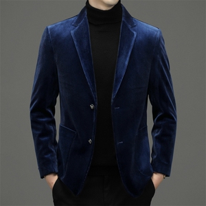 HM8311男士202年春季新款长袖西服休闲青年夹克西装P192图片