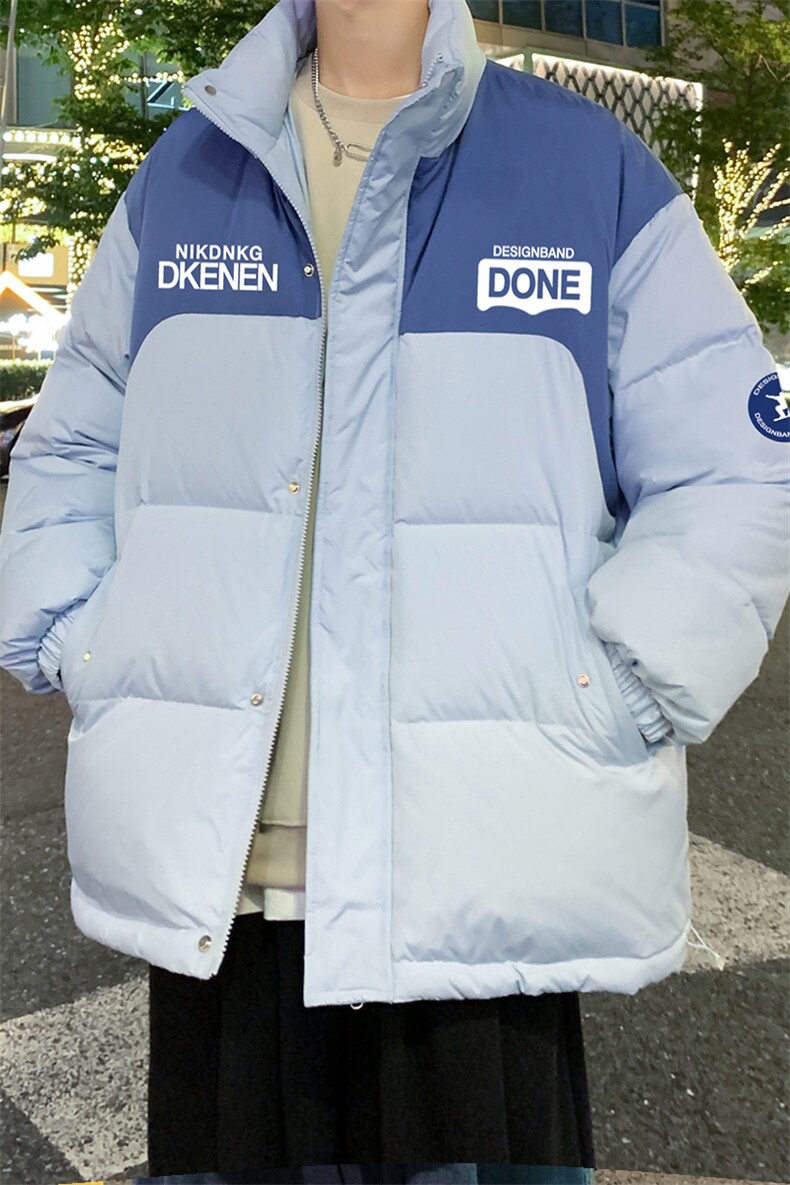 港风新款冬季时尚百搭潮流加厚棉服外套MY64303P125控158,男装棉衣,电商A268A