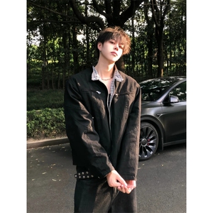 706-1-JK4977-P68  特P  现货  秋季哈灵顿立领夹克帆布休闲外套图片