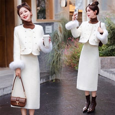 【bao款現(xiàn)貨】2024新款冬小香白鴨絨羽絨氣質(zhì)套裝袖毛真毛可脫卸,女裝【bao款現(xiàn)貨】2024新款冬小香白鴨絨羽絨氣質(zhì)套裝袖毛真毛可脫卸,女裝羽絨服,雅靜靚衣,雅靜靚衣