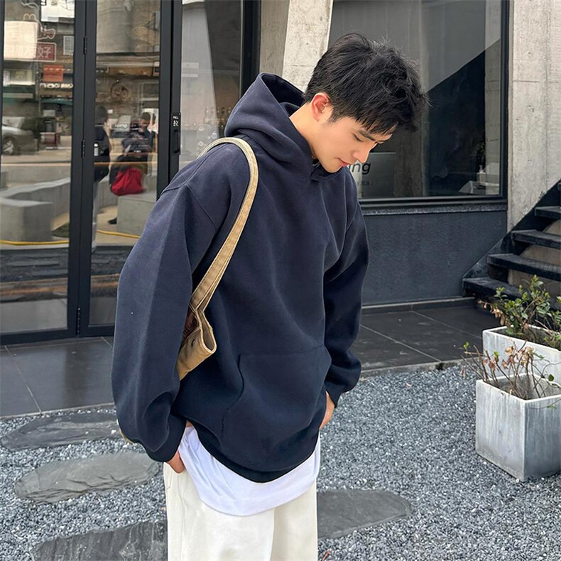 抖音得物二开26春装美式高街短款廓形连帽卫衣男女外套LM01,女装短外套,电商A486-1