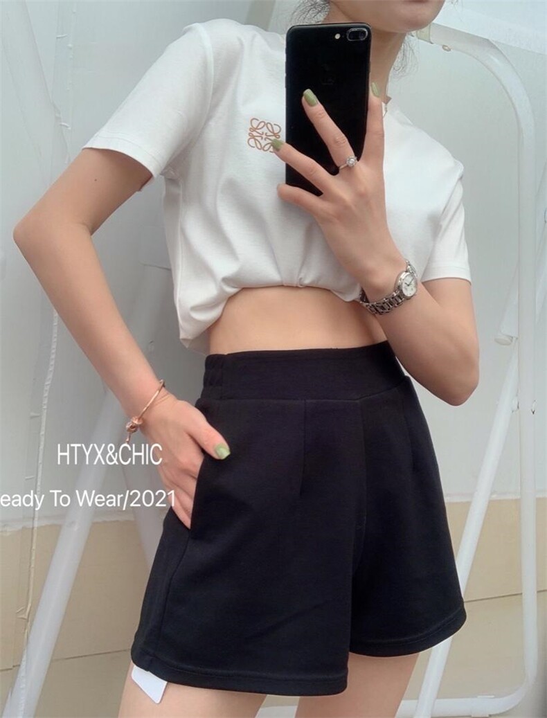 夏季新款T恤短裤，女装T恤，HTYX(6F)