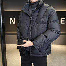 新标90绒云朵泡芙穿刺羽绒服男冬季2025新款A313-55803-P355，男装羽绒服，电商A313