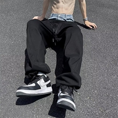 男新款青少年时尚休闲牛仔拼接长裤N5503P60，男装休闲裤，星座1116-2