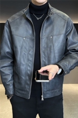 标50绒羽绒服男冬季2025新款皮衣外套7天后出货A313-8875-P205，男装皮衣，电商A313
