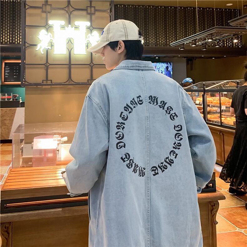 FY663-78限价118M-5XL有加绒cityboy日系风衣长款大码宽松过膝,男装风衣,星座116