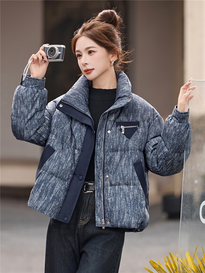 2025年冬季90白鸭绒羽绒服,女装羽绒服,艾尚靓装