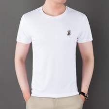 短袖t恤男2023新款夏季圆领潮流男装时尚休闲宽松半袖上衣，男装T恤，电商B212（原钱塘6029）