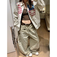1005-P57气质新款百搭流行慵懒潮流原宿牛仔长裤文艺时尚日系，男装休闲裤，电商B323A