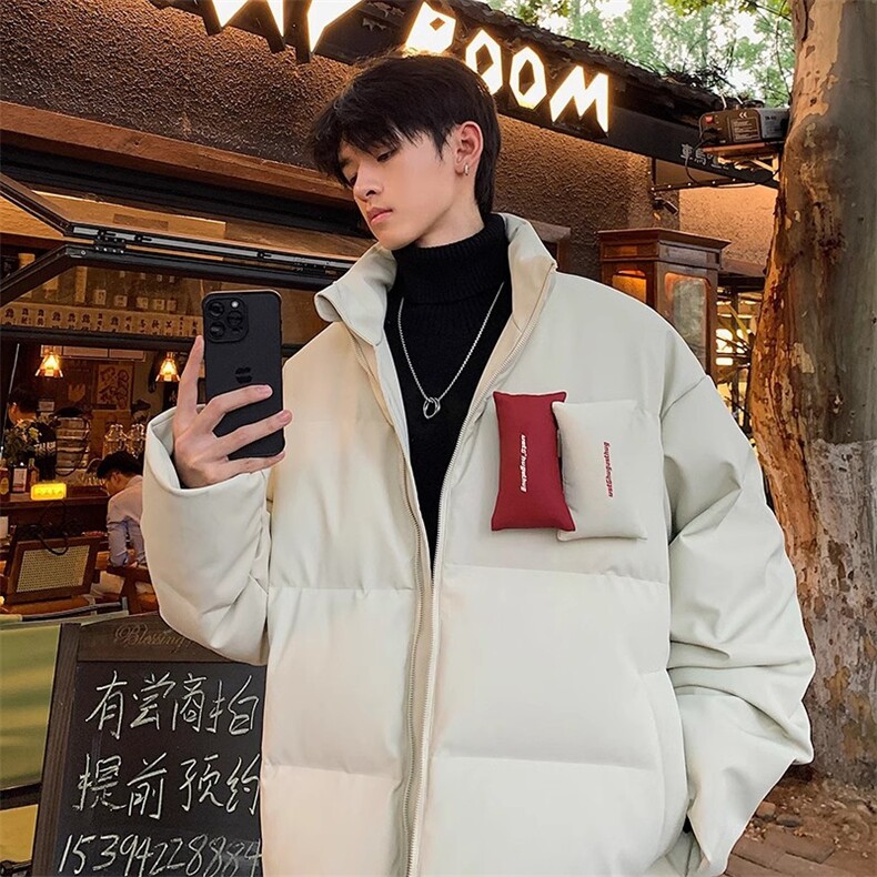 MY606-2025冬季新款棉服保暖面包服运动休闲潮牌外套-网络图,男装棉衣,星座1002-2