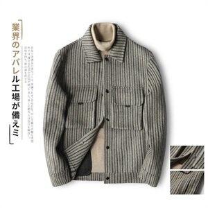 2021阿尔巴卡男士双面羊绒夹克短款外套毛呢大衣 Y8889 P315控428,男装毛呢大衣,电商D230