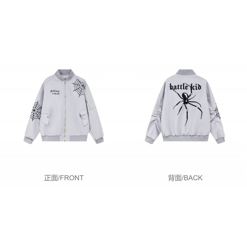 1506/QJ3550/P47美式复古蜘蛛棒球服外套春秋季潮牌初秋飞行夹克,男装夹克,星座1506