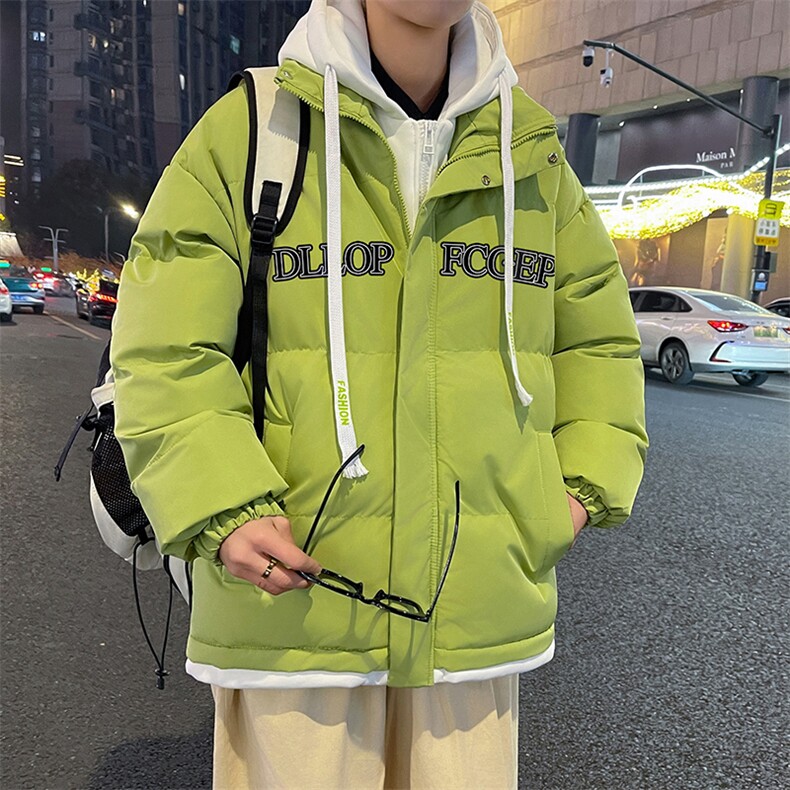 2023男冬季新款保暖棉衣假两件宽松加厚大码外套MY6613特P90控138,男装棉衣,电商A086