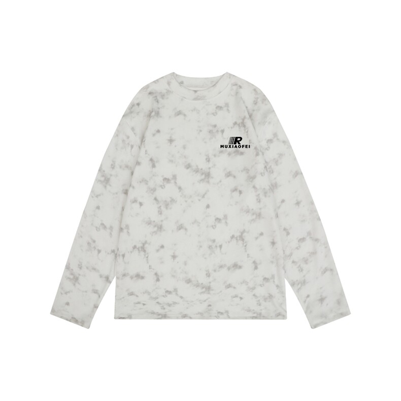260克重磅扎染德绒圆领打底衫【有货】HD019-DR25255RL-P25,男装T恤,电商019-1