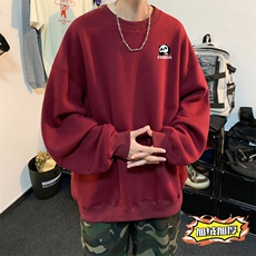 ！圆领卫衣男装港风长袖T恤男外套男WY178-P28，男装卫衣，电商B367