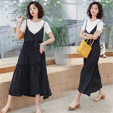 2021年夏季套装套裙潮流舒适简约中长款，女装套装/套裙，安之芮娜