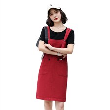 洋气背带裙套装女2023夏季新款女装时尚显瘦两件套连衣裙减龄套裙，女装套装/套裙，慧尚依恋
