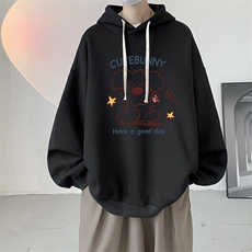 连帽卫衣男大码胖子帽衫大号运动服WY2434-P35，男装卫衣，电商A040