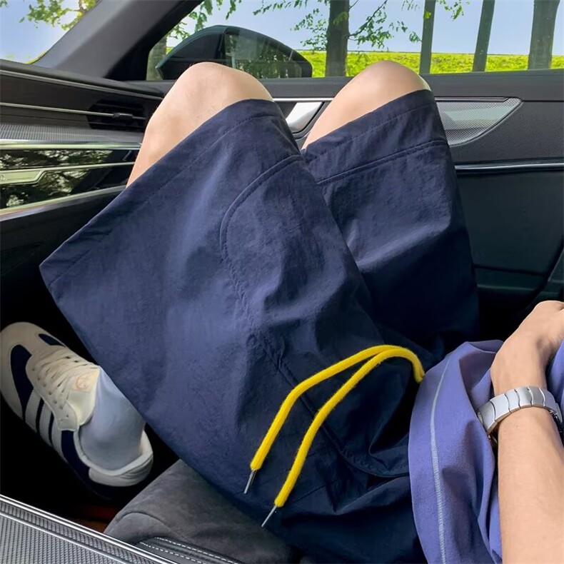 休闲百搭短裤男新款夏季薄款大码宽松外穿胖mm运动中裤,男装牛仔裤,四季星座505
