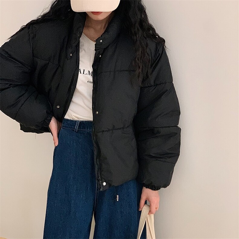 825#高品质手塞棉小个子立领棉服女短款加厚面包服外套女,女装棉衣/棉服,星座1210-1