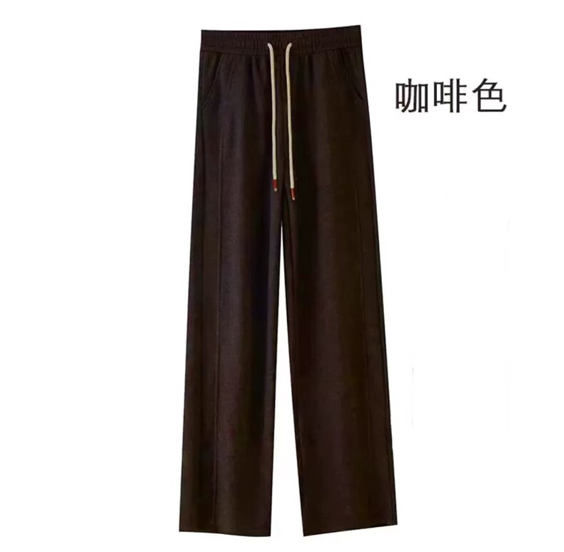 阔腿裤女2025新款宽松直筒休闲软糯垂感裤子,女装休闲裤,宸诺服饰