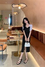 重工气质修身连衣裙，女装连衣裙，M.W 嫚维