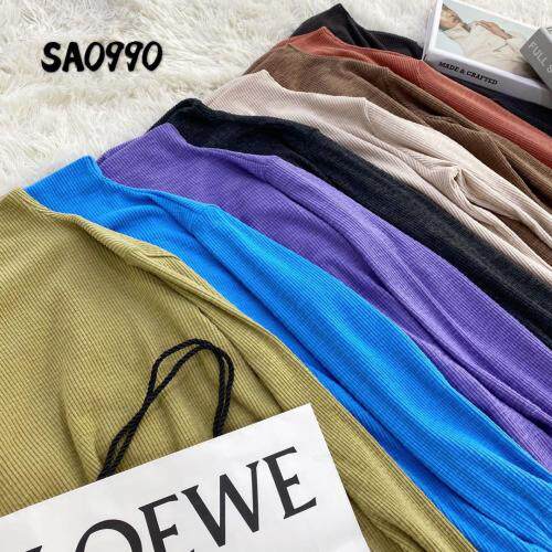 流行的螺纹T，颜色漂亮，女装，尚映