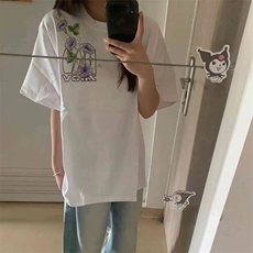 万针全刺绣工艺抖音得物高品质260克重磅纯棉双纱美式高街短袖T恤，男装T恤，电商A486