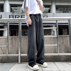 夏季新款星空纹牛仔裤宽松休闲水洗潮流直筒裤，男装牛仔裤，星座410-6（原星座1304-1）