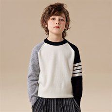 软糯春秋冬男女通用细腻圆领，童装儿童羊绒衫，六一童装