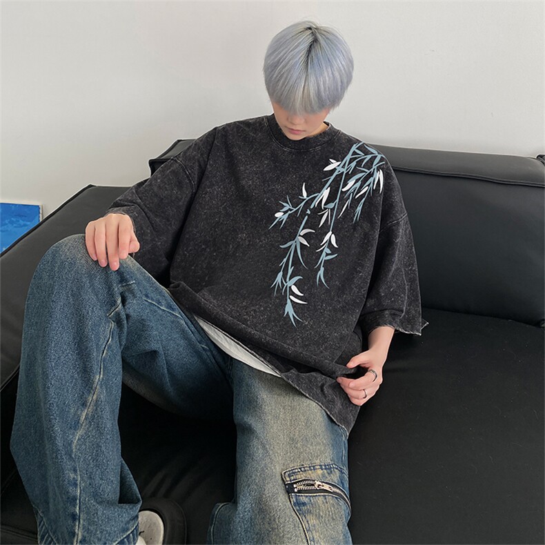 得物直播品质240重磅水洗xz605-dsx262-特批30控49,男装T恤,星座605(原A050)