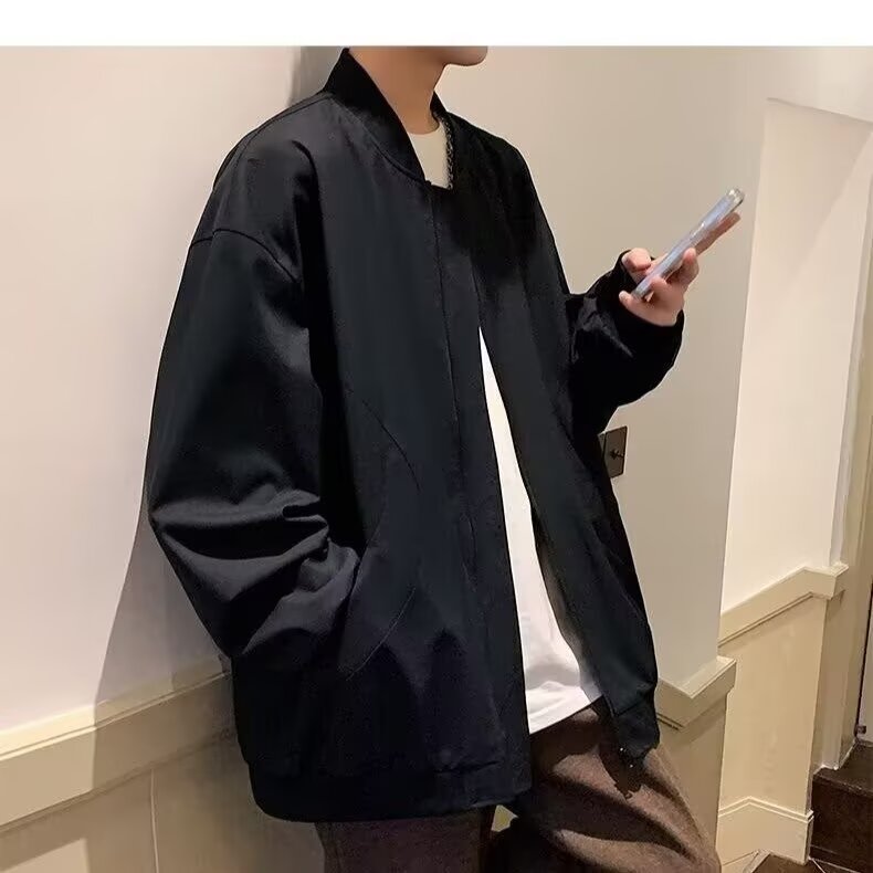 美式宽松棒球服男春秋新款休闲夹克男女款外套JK67-P47,男装夹克,星座208-5
