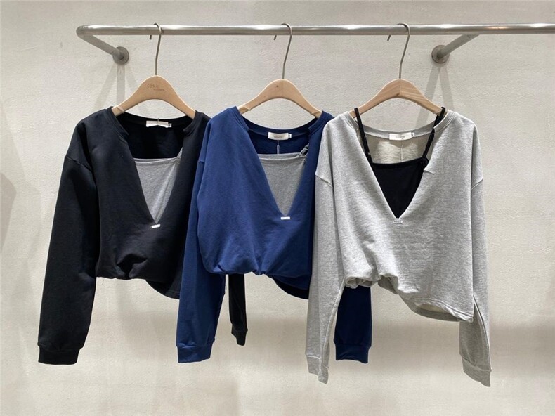 【现货】韩版假两件运动套装，女装职业装，cosette(4F)