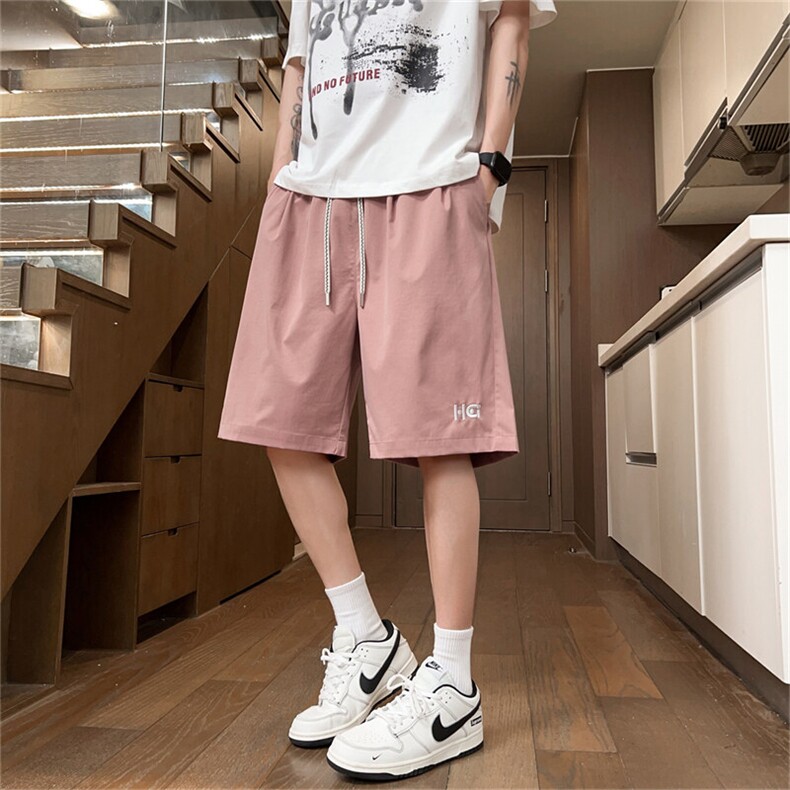 5516-P28控49 大码 夏季大码美式休闲短裤五分裤图片