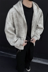 春季新款C7062-TP5588美式扎染连帽外套男潮牌卫衣高街女帽衫，男装卫衣，电商A102