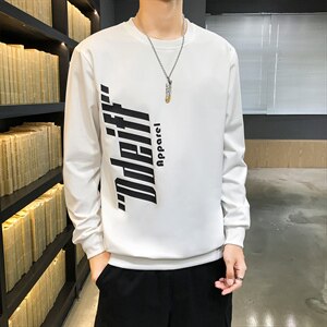 秋季新款个性潮男日系时尚印花卫衣青少年学生圆领上装W666-P23图片