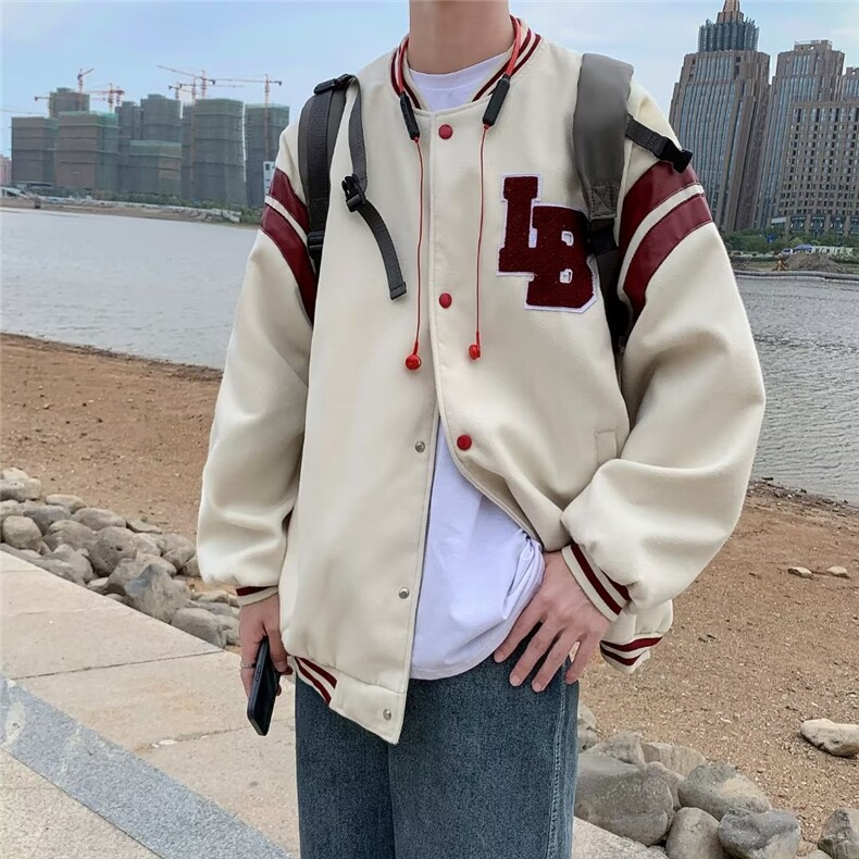 男秋季外套潮牌街棒球服夹克W1048P42,男装夹克,星座1116-2