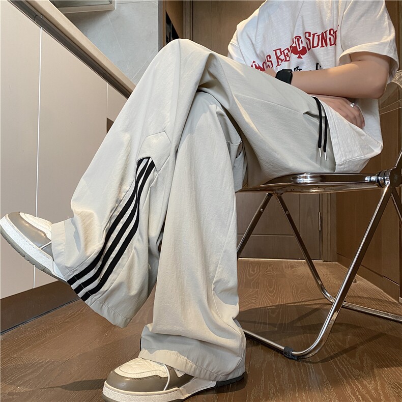 夏季新款美式运动条纹设计宽松速干休闲裤B315-K25409-特p35控68,男装休闲裤,电商B315