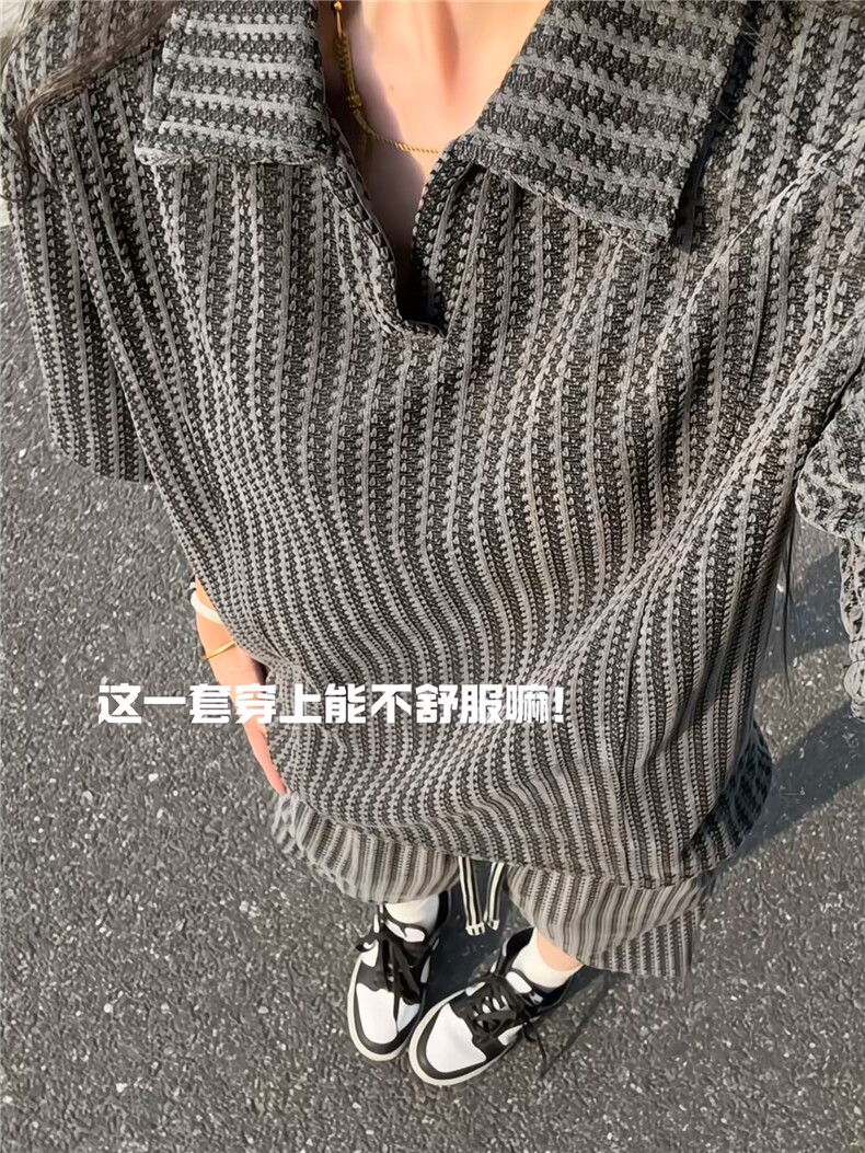XZ809A/TZTZ06套装P85/控118千鸟格套装,男装休闲套装,星座809A(原222-1)