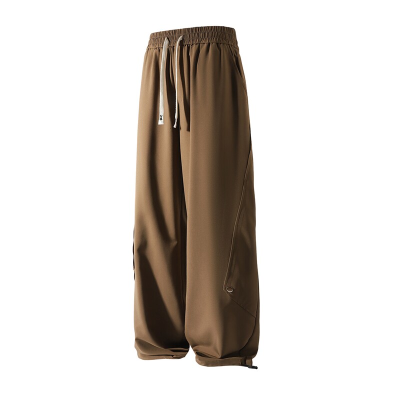 冰丝钮扣可束脚百搭休闲裤K104立体92%聚酯纤维8%氨纶(S-2XL)TP28,男装休闲裤,电商A088