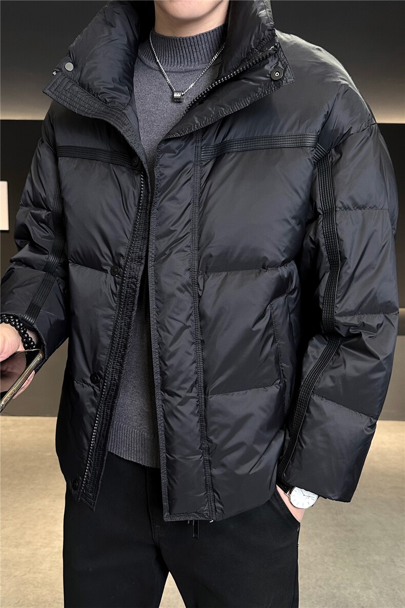 冬季男士新品微阔面包服大码羽绒服【标50】,男装羽绒服,星座414（原B263）
