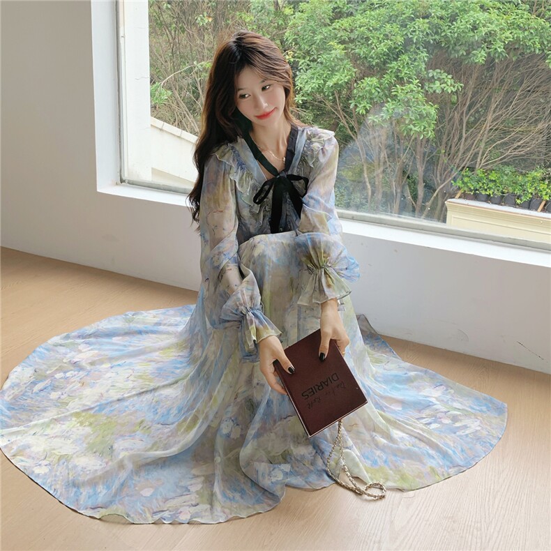 春季重工印花连衣裙C111-2605-P170-K278,女装连衣裙,2C111